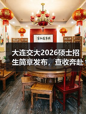 大连交大2026硕士招生简章发布,查收奔赴研途新征程!(图2) 大连交大2026硕士招生简章发布,查收奔赴研途新征程!(图2)