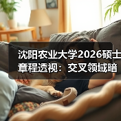 沈阳农业大学2026硕士章程透视：交叉领域暗增新赛道（图4）