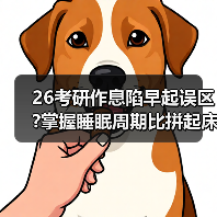 26考研作息陷早起误区?掌握睡眠周期比拼起床时间更重要（图3）
