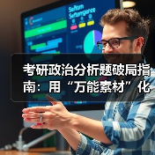 考研政治分析题破局指南：用“万能素材”化解陌生题干的考场焦虑（图3）