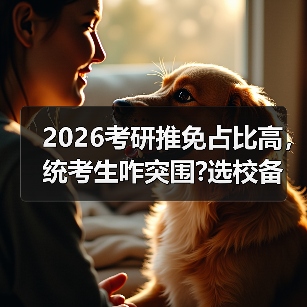 2026考研推免占比高，统考生咋突围?选校备考全攻略（图1）
