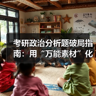 考研政治分析题破局指南：用“万能素材”化解陌生题干的考场焦虑（图4）