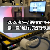 2026考研英语作文怕千篇一律?这样打造有专属印记的模板(图4) 2026考研英语作文怕千篇一律?这样打造有专属印记的模板(图4)