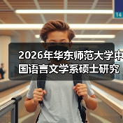 2026年华东师范大学中国语言文学系硕士研究生招生考试做出调整(图2) 2026年华东师范大学中国语言文学系硕士研究生招生考试做出调整(图2)