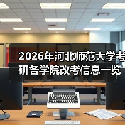 2026年河北师范大学考研各学院改考信息一览（图3）
