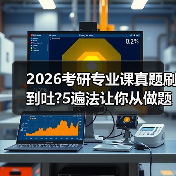 2026考研专业课真题刷到吐?5遍法让你从做题人变出题人(图2) 2026考研专业课真题刷到吐?5遍法让你从做题人变出题人(图2)