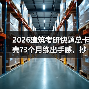 2026建筑考研快题总卡壳?3个月练出手感,抄绘到出图全靠这招(图2) 2026建筑考研快题总卡壳?3个月练出手感,抄绘到出图全靠这招(图2)