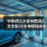 华东师范大学中国语言文学系26年考研相关调整通知(图1) 华东师范大学中国语言文学系26年考研相关调整通知(图1)