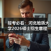 报考必看：河北地质大学2026硕士招生章程（图4）