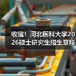 收藏!河北医科大学2026硕士研究生招生章程,开启医学新篇!(图3) 收藏!河北医科大学2026硕士研究生招生章程,开启医学新篇!(图3)