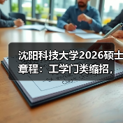 沈阳科技大学2026硕士章程:工学门类缩招,交叉学科独立划线(图2) 沈阳科技大学2026硕士章程:工学门类缩招,交叉学科独立划线(图2)