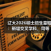 辽大2026硕士招生章程：新增交叉学科，同等学力门槛抬升（图1）
