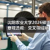 沈阳农业大学2026硕士章程透视：交叉领域暗增新赛道（图3）