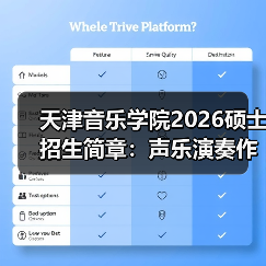 天津音乐学院2026硕士招生简章:声乐演奏作曲技术全名单更新(图1) 天津音乐学院2026硕士招生简章:声乐演奏作曲技术全名单更新(图1)