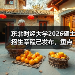 东北财经大学2026硕士招生章程已发布，重点变化速览（图2）