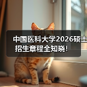 中国医科大学2026硕士招生章程全知晓！（图4）