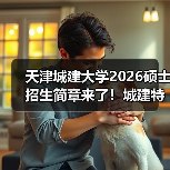 天津城建大学2026硕士招生简章来了!城建特色专业速览(图1) 天津城建大学2026硕士招生简章来了!城建特色专业速览(图1)