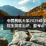 中国民航大学2026硕士招生简章出炉,报考必备(图2) 中国民航大学2026硕士招生简章出炉,报考必备(图2)