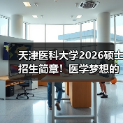 天津医科大学2026硕士招生简章!医学梦想的征程等你加入(图1) 天津医科大学2026硕士招生简章!医学梦想的征程等你加入(图1)