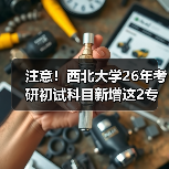 注意!西北大学26年考研初试科目新增这2专业进行变更!(图4) 注意!西北大学26年考研初试科目新增这2专业进行变更!(图4)