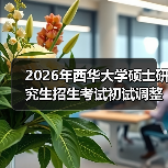 2026年西华大学硕士研究生招生考试初试调整了哪些科目?(图2) 2026年西华大学硕士研究生招生考试初试调整了哪些科目?(图2)