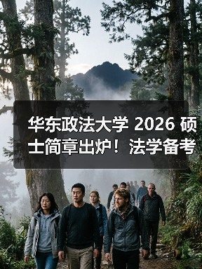 华东政法大学 2026 硕士简章出炉!法学备考先理清这些(图3) 华东政法大学 2026 硕士简章出炉!法学备考先理清这些(图3)
