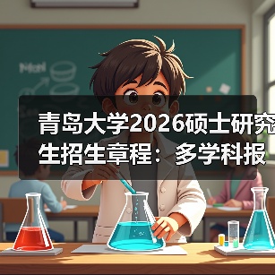 青岛大学2026硕士研究生招生章程:多学科报考干货速看!(图1) 青岛大学2026硕士研究生招生章程:多学科报考干货速看!(图1)