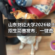 山东财经大学2026硕士招生简章发布，一键查收！（图4）