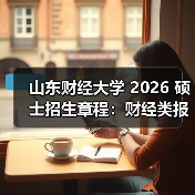 山东财经大学 2026 硕士招生章程:财经类报考必看!(图4) 山东财经大学 2026 硕士招生章程:财经类报考必看!(图4)