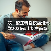 双一流工科强校福州大学2026硕士招生简章,一键get(图2) 双一流工科强校福州大学2026硕士招生简章,一键get(图2)