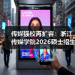 传媒强校再扩容:浙江传媒学院2026硕士招生简章发布(图1) 传媒强校再扩容:浙江传媒学院2026硕士招生简章发布(图1)