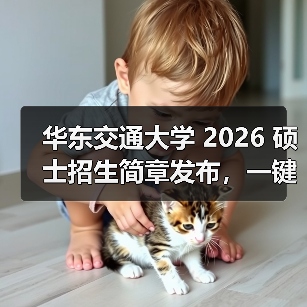 华东交通大学 2026 硕士招生简章发布,一键get!(图3) 华东交通大学 2026 硕士招生简章发布,一键get!(图3)