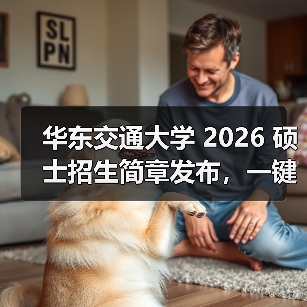 华东交通大学 2026 硕士招生简章发布,一键get!(图4) 华东交通大学 2026 硕士招生简章发布,一键get!(图4)