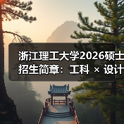 浙江理工大学2026硕士招生简章:工科 × 设计双引擎(图4) 浙江理工大学2026硕士招生简章:工科 × 设计双引擎(图4)