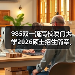 985双一流高校厦门大学2026硕士招生简章，报考必看（图2）