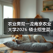 农业类双一流南京农业大学2026 硕士招生简章来了!考研别错过!(图1) 农业类双一流南京农业大学2026 硕士招生简章来了!考研别错过!(图1)