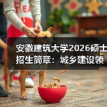 安徽建筑大学2026硕士招生简章:城乡建设领域深造标杆(图1) 安徽建筑大学2026硕士招生简章:城乡建设领域深造标杆(图1)