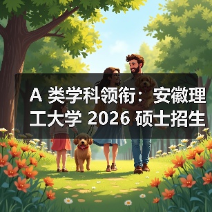 A 类学科领衔:安徽理工大学 2026 硕士招生简章发布(图3) A 类学科领衔:安徽理工大学 2026 硕士招生简章发布(图3)