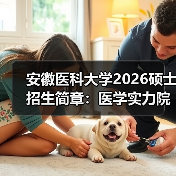 安徽医科大学2026硕士招生简章：医学实力院校的准确深造路径（图3）