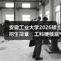 安徽工业大学2026硕士招生简章:工科硬核底色 + 多元赛道(图4) 安徽工业大学2026硕士招生简章:工科硬核底色 + 多元赛道(图4)