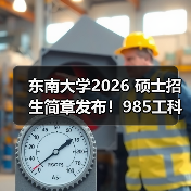 东南大学2026 硕士招生简章发布!985工科专业速览(图4) 东南大学2026 硕士招生简章发布!985工科专业速览(图4)