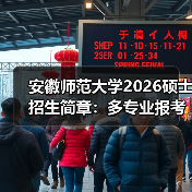 安徽师范大学2026硕士招生简章:多专业报考指南请收好(图3) 安徽师范大学2026硕士招生简章:多专业报考指南请收好(图3)