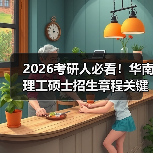 2026考研人必看！华南理工硕士招生章程关键信息全梳理（图1）