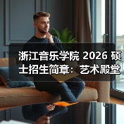 浙江音乐学院 2026 硕士招生简章:艺术殿堂的报考指南(图3) 浙江音乐学院 2026 硕士招生简章:艺术殿堂的报考指南(图3)