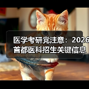医学考研党注意:2026首都医科招生关键信息及备考指南(图4) 医学考研党注意:2026首都医科招生关键信息及备考指南(图4)