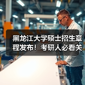 黑龙江大学硕士招生章程发布!考研人必看关键信息汇总(图3) 黑龙江大学硕士招生章程发布!考研人必看关键信息汇总(图3)