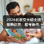 2026北京交大硕士招生最新信息：报考条件、专项计划全解析（图4）
