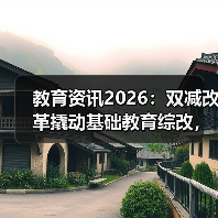 教育资讯2026:双减改革撬动基础教育综改,你信吗?(图1) 教育资讯2026:双减改革撬动基础教育综改,你信吗?(图1)