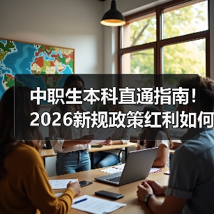 中职生本科直通指南!2026新规政策红利如何抓住(图4) 中职生本科直通指南!2026新规政策红利如何抓住(图4)