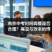 南京中考时间调整是否合理？高温与效率的博弈（图2）